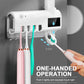 ❄️ Summerfresh 50% KORTING! ✨ 3-in-1 Slim Tandenborstelstation – UV-Desinfectie, Gezinsopslag & Tandpastadispenser 🦷
