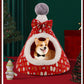 🎅🐾 Gezellige Halfgesloten Kerst Huisdierenmand – Een Warme Knuffelplek voor je Beste Vriend 🐾❤️