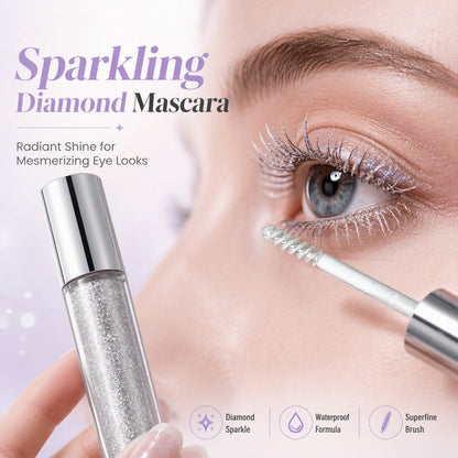 💎 Waterdichte volumegevende mascara met glitterkleur