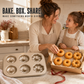 🧁✨ Mini Bundt Cake Bakvorm met Meerdere Vormen & Antiaanbaklaag 🍰