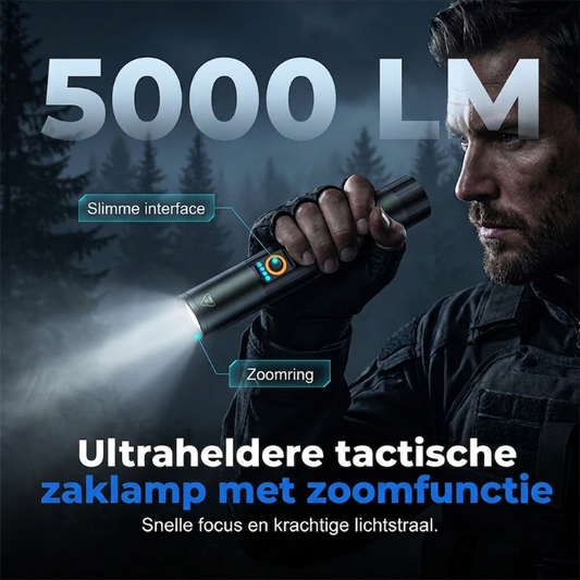 ⏳ Tijdelijke aanbieding⏳ Ultraheldere tactische zaklamp met zoomfunctie
