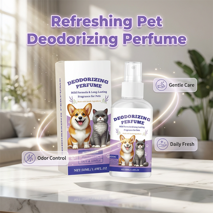 🌿✨ Nooit meer muffe huisdierengeur! Dé zachte parfumspray met ultrafijne nevel – neutraliseert geurtjes in seconden, zonder je huisdier te laten schrikken. 50% KORTING!