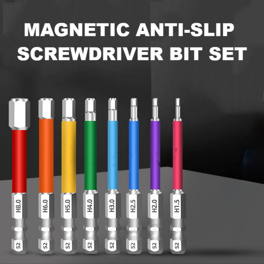 Set magnetische antislip-schroevendraaierbit