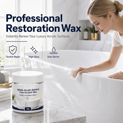🛁✨ Witte Acryl Badkuip Fijne Kras Reparatiewax ✨🛁