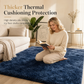 🛋️ 50% KORTING! ✨ Verdikte pluizige hoogpolig vloerkleed – Premium verloop tie-dye ontwerp, warmte-isolerende demping en antislip onderlaag – gezellig comfort voor elke ruimte 🏠
