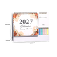 Creatieve bureaukalender voor 2027 met plakbriefjes