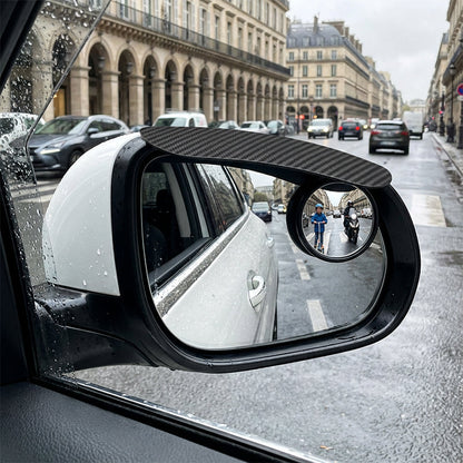 📢📢 50% KORTING🚗 2-delige set regenkapjes voor auto-achteruitkijkspiegels – 360° kleine ronde hulpregenschermen voor dode hoek.