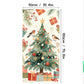 🎄 50% KORTING! ✨ Kerstdeurovertrek voor een directe feestelijke uitstraling – Levendige ontwerpen met de Kerstman en een sneeuwpop, kleurvast premium polyester en eenvoudig op te hangen – Feestelijke sfeer voor deuren, muren en achtergronden
