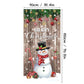 🎄 50% KORTING! ✨ Kerstdeurovertrek voor een directe feestelijke uitstraling – Levendige ontwerpen met de Kerstman en een sneeuwpop, kleurvast premium polyester en eenvoudig op te hangen – Feestelijke sfeer voor deuren, muren en achtergronden