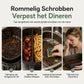 Herbruikbaar siliconen voering met vakverdeling voor airfryer
