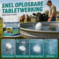 Sneloplossende reinigingstabletten voor veewaterreservoirs