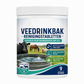 Sneloplossende reinigingstabletten voor veewaterreservoirs