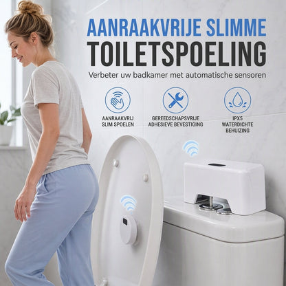 Aanraakvrije automatische toiletspoeler