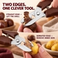 🌰 50% korting! Kastanjeschaar met vingerbeschermers & pellepel – dubbelzijdig, veilig & moeiteloos pellen. Van harde schil naar bereidingsklaar in seconden! ✨🔪