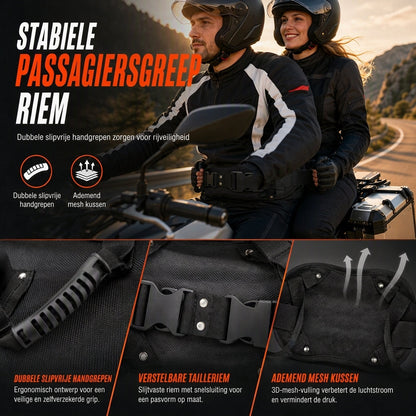 Veilig passagiers onmiddellijk! Zware powersports-gordel met stevige grip