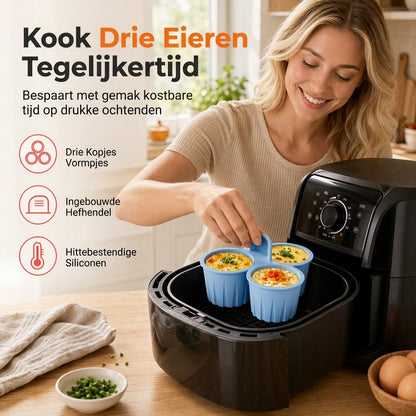 Bakvorm van siliconen voor heteluchtfriteuse