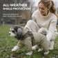 ✨ Alsof je hond een warme regenjas op maat krijgt! Gewatteerd, waterdicht en met handige riemringen – klaar voor herfst en winter.