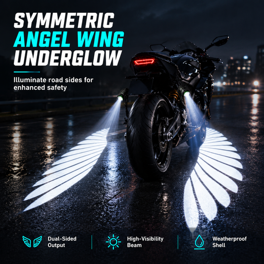 🏍️ LED-Vleugelprojectie voor Motoren