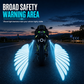 🏍️ LED-Vleugelprojectie voor Motoren