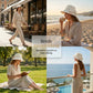 👒 TIJDELIJKE AANBIEDING: 50% KORTING! ✨ Dames zonnehoed met strik en brede rand – opvouwbaar, 360° zonbescherming 🎀